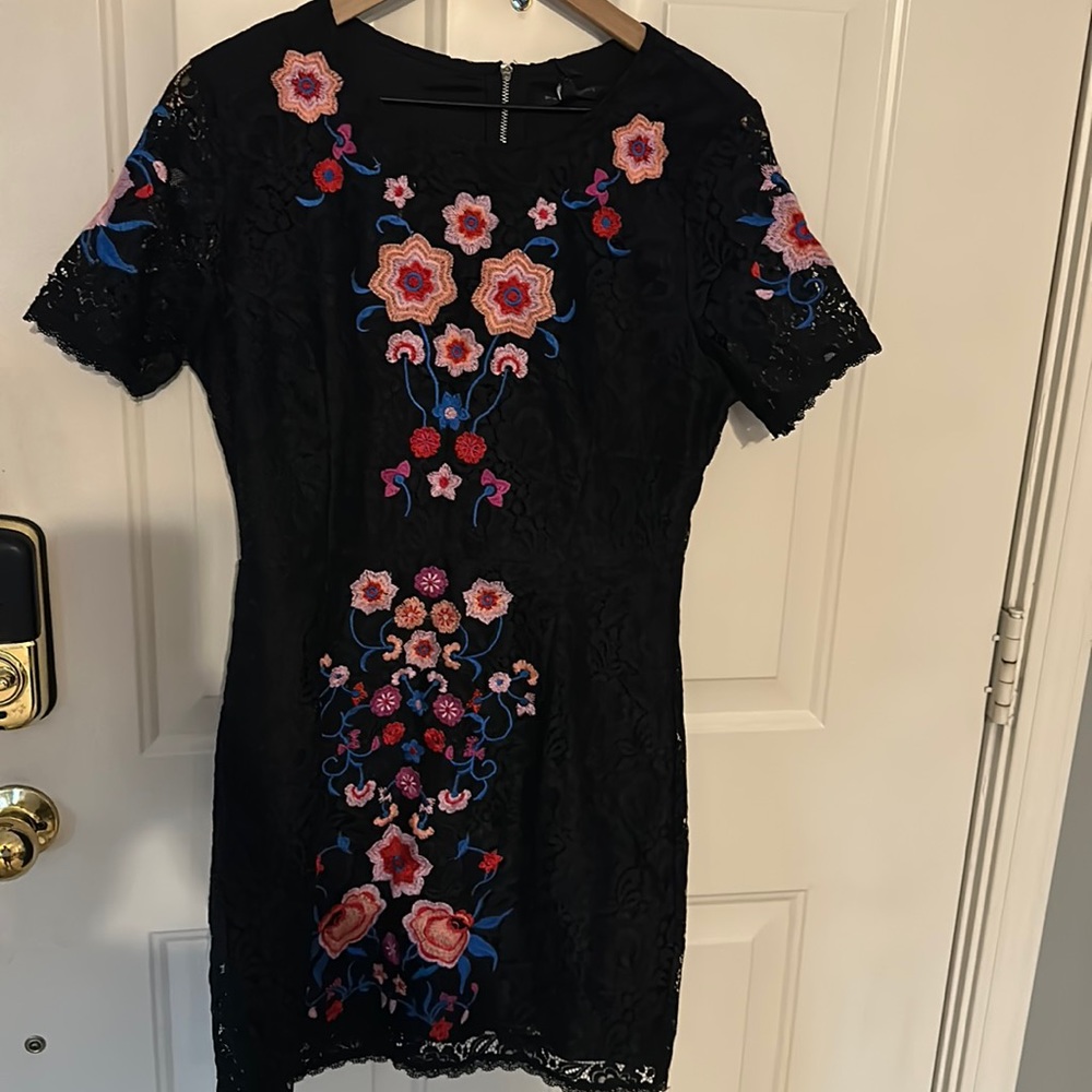 Black Floral Dress
